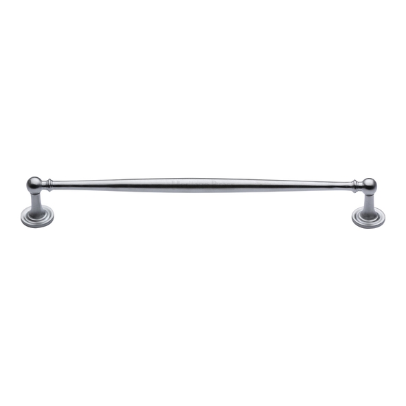 C2533 254-SC • 254 x 271 x 38mm • Satin Chrome • Heritage Brass Elegant Cabinet Pull Handle